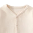 thumbnail image 5 of Children's Jacket Dqueduo Girls' V-Neck Long Sleeve Button Down Knit Cardigan Sweater Jacket Beige 3-4Years, 5 of 7