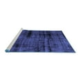 thumbnail image 2 of Ahgly Company Machine Washable Indoor Rectangle Persian Blue Bohemian Area Rugs, 7' x 10', 2 of 4