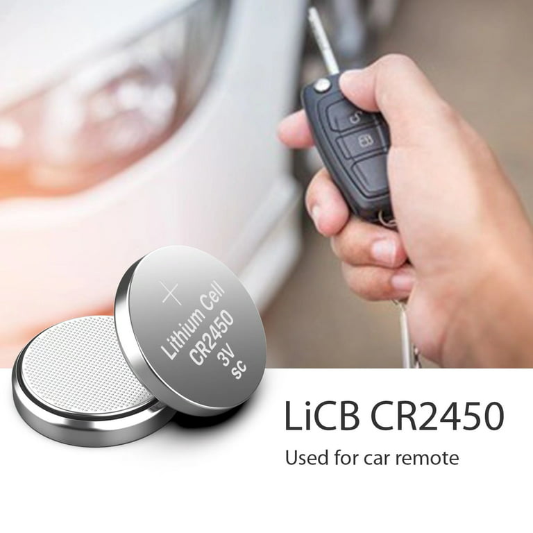 CR2450 Pile Bouton au Lithium 3V CR 2450 Pack de 10【5 Ans Garantie】  (CR2450-10) : : High-Tech