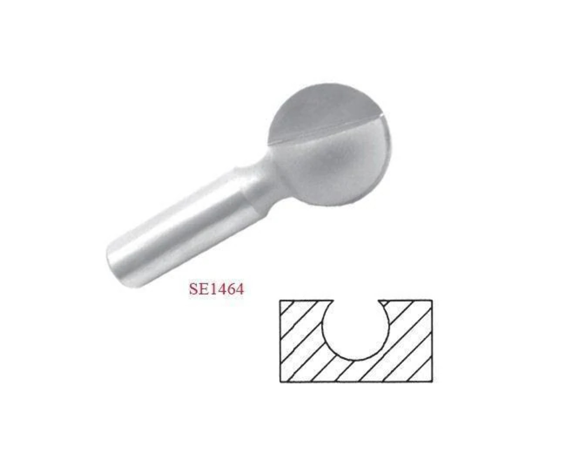 Plunge Cutting Ball Router Bits