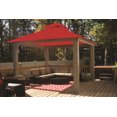 thumbnail image 3 of ACACIA 12' x 12' Aluminum Frame with OutDura Soft Top Gazebo in Cardinal Red, 3 of 13