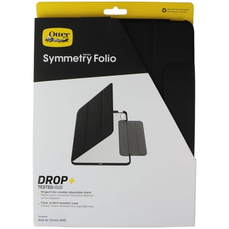 OtterBox Symmetry Folio for iPad Air 13-inch (M2) - Black/Clear