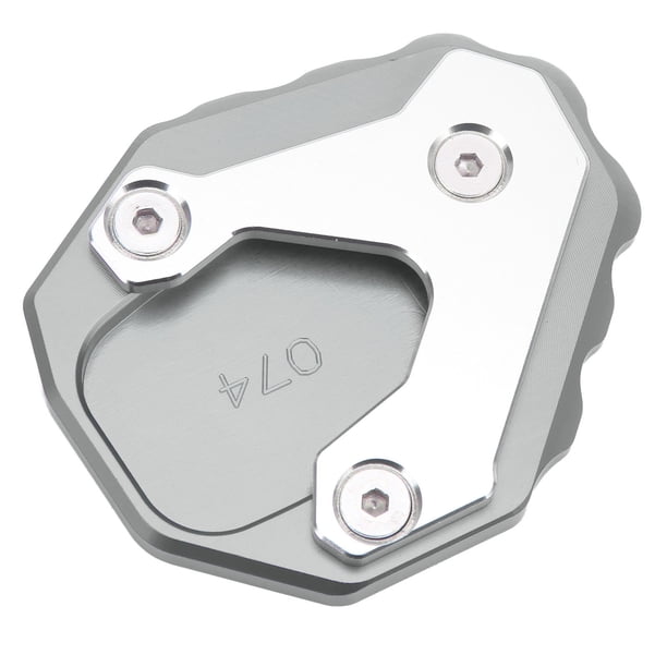 Accesorios para motocicletas, Ampliador de pata de cabra para motocicleta Placa de extensión de caballete lateral de aluminio Almohadilla de extensión de caballete lateral Creado con maestría