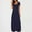 Navy, variant on Xihbxyly Summer Dresses for Women Plus Size Solid Color Off the Shoulder Maxi Dress Casual Slim Fit Short Sleeve Holiday Party Dresses