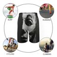 thumbnail image 4 of Michael Myers Halloween Children's Swim Trunks Printed Beach Board Shorts Quick Dry Swimwear Casual Swimming Shorts M, 4 of 7