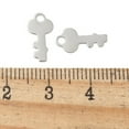 thumbnail image 3 of 10pcs 304 Stainless Steel Chain Extender Drop Key Stainless Steel color 13x6.5x0.5mm Hole: 1.8mm, 3 of 3
