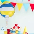 thumbnail image 4 of Volleyball Themed Party Supplies for Decor 6pcs Inflatable Balloon Multi Color 18 Inch, 4 of 8