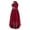 Burgundy, variant on Eandarui Girls Shiny Sequin Sleeveless Halter Neck High-low Hem Flower Girls Dress Wedding Birthday Purple 16