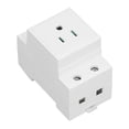 thumbnail image 1 of DIN Rail Socket, Heat Resistant, Built in Protective Contact, Easy Installation, for Connect or Disconnect Electrical Equipment, 1 of 7