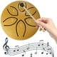 thumbnail image 4 of Instrumentos Percusión Tambre Handpan Acero Tambor 3 Pulgadas 6 Notas (oro), 4 of 9
