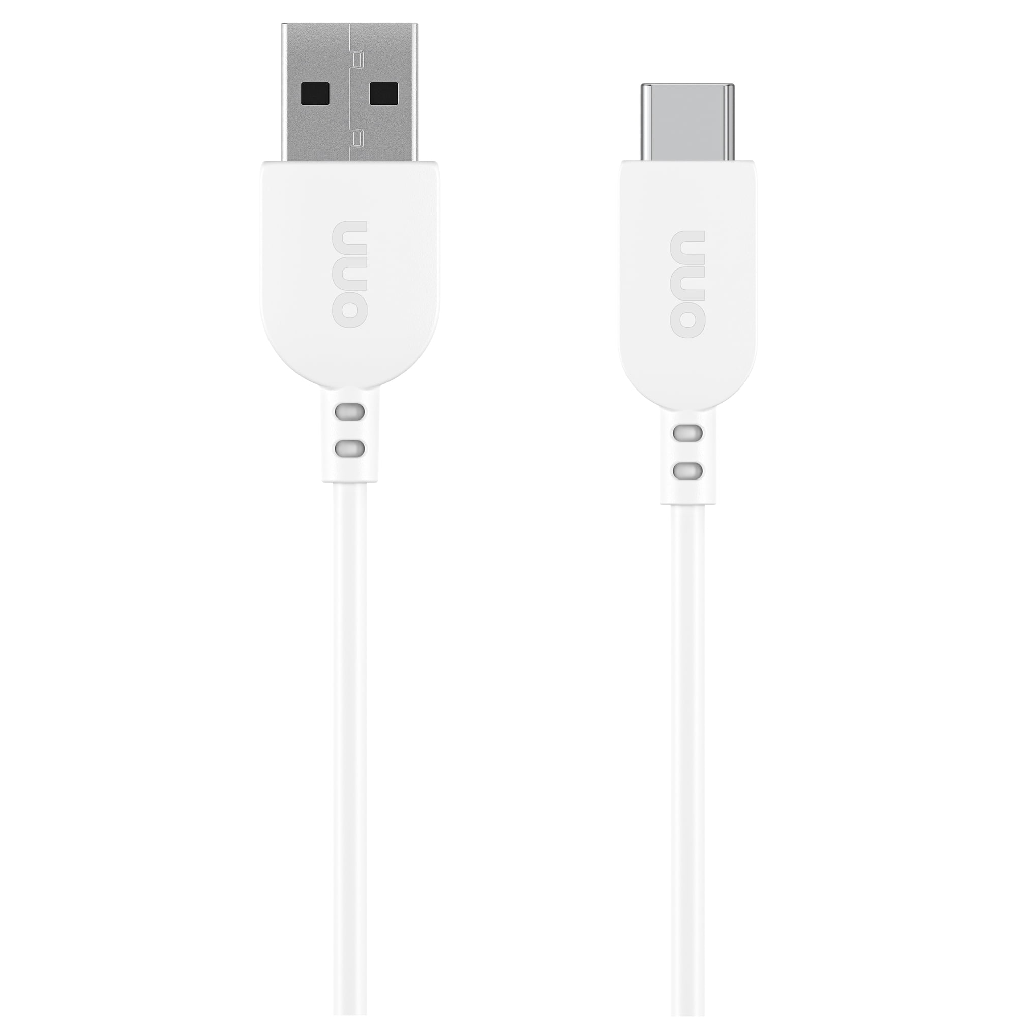 onn 3ft USB-C to USB-A Charging Cable USB-IF Certified White Compatible with iPhone 17 Samsung Galaxy Pixel