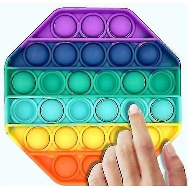 Juguete inquieto Push Pop Bubble para ejercitar las manos y aliviar los sentidos