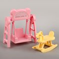 thumbnail image 3 of Juego de columpios y caballito balancín para bebés Dollhouse Furniture, 3 of 3