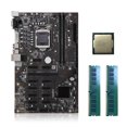 thumbnail image 2 of Sidaley Placa base de computadora de velocidad rápida DDR4 LGA1151 placa de minería 4 pines 24 pines puerto de alimentación piezas de actualización Kits de mantenimiento de impresoras No.04, 2 of 6