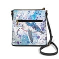 thumbnail image 2 of Kuiaobaty Ink Splash Print Crossbody Bag for Women, Sea Turtle Print Vegan Leather Messenger Handbag Crossbody, Roomy Zipped Pockets Shoulder Purse with Adjustable Strap for Travel, 2 of 7