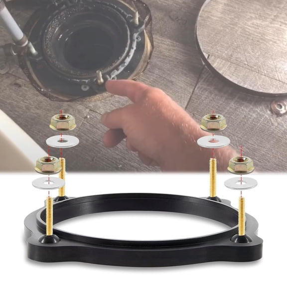 For Dometic Sealand Toilets 511H RV Floor Flange Seal and Mounting Kit 385310063