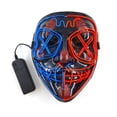 thumbnail image 2 of Halloween LED Mask Light Up Mask Glow in The Dark Cosplay EL Wire Halloween Festival Party Supplies for Adults, 2 of 5