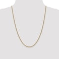 thumbnail image 4 of 14K Yellow Gold Spiga Wheat Chain Styles Necklace 2.1 mm (Wheat) 24 inch, 4 of 4