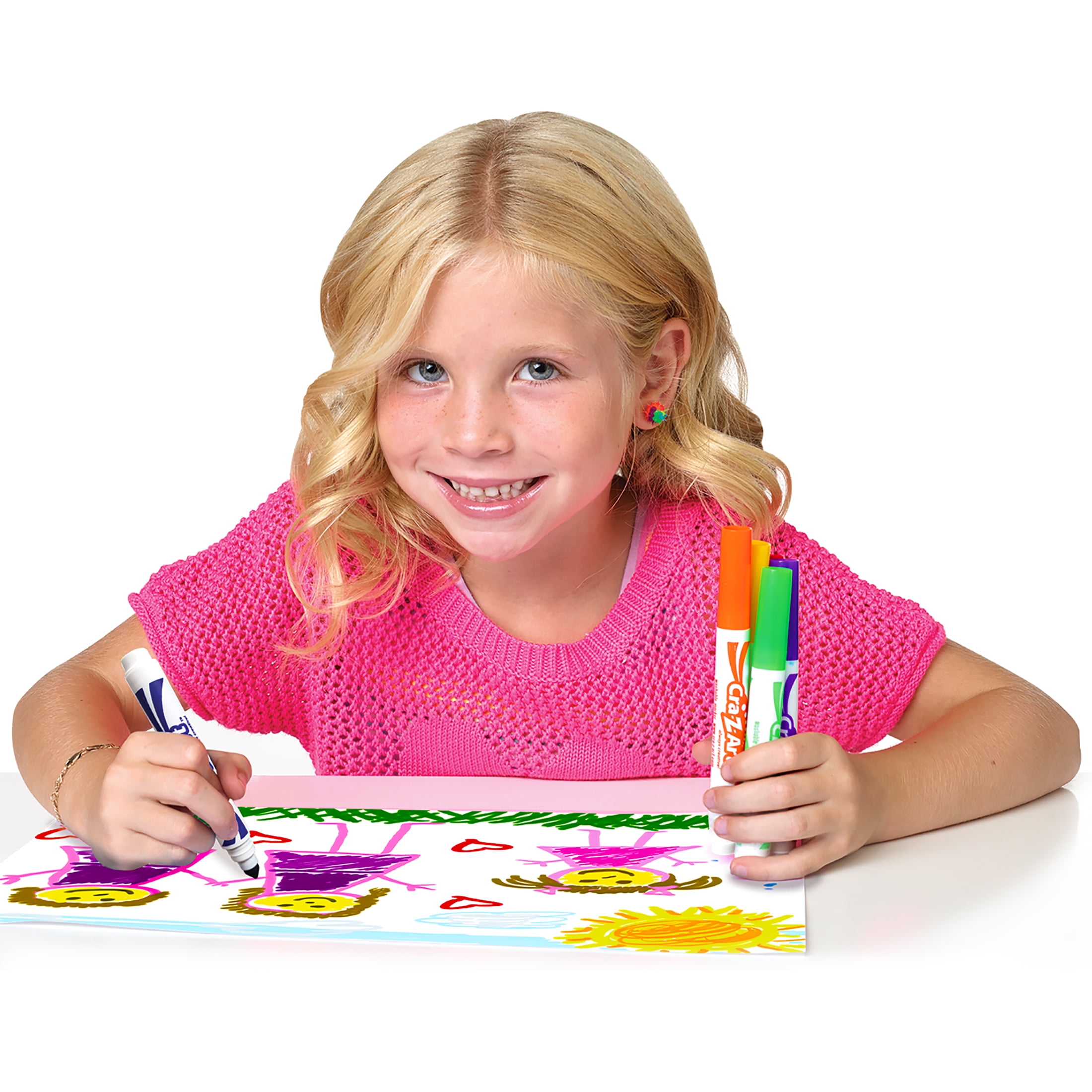 (3 pack) Cra-Z-Art 20 Count Neon Broad Line Marker, Multicolor