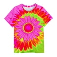 thumbnail image 5 of Amidoa Summer Girls Short Sleeve Shirts Pullover Graphic T Shirts Casual Tops Crewneck Girls Basic Tees,Hot Pink,3-4 Years, 5 of 5