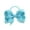 Light Blue, variant on Colorful Elastic Hair Bows - Ponytail Holders for Baby Girls, Teens & Toddlers. 16 Colors, +Grograin, Comfortable Fit