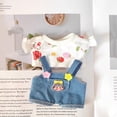 thumbnail image 3 of Ropa y accesorios para muñecas de peluche de 17 cm, minimuñecas de peluche, para muñecas ídolos de Corea del Kpop, Exo, Labubu, camisetas, pantalones, ropa, regalo para niños, 3 of 5