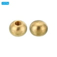 thumbnail image 3 of Uxcell M4x0.7 Tuercas de tapa de rosca de perilla de latón para decoración de lámparas, tapas de tornillo para muebles de iluminación, paquete de 10, 3 of 7