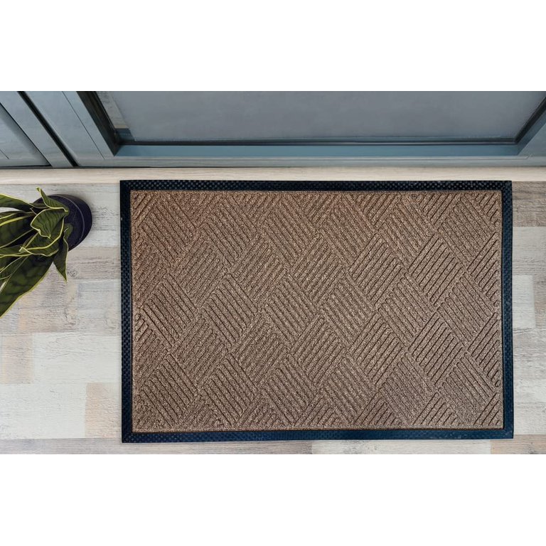 Envelor Indoor Outdoor Doormat Blue 48 in. x 72 in. Stripes Floor