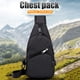 thumbnail image 2 of Bolso bandolera para hombre Multicompartimento con puerto de carga USB Fanny Pack Bolso JShteea El nuevo, 2 of 7