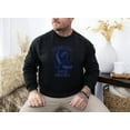 thumbnail image 3 of Vinyta Blue Ribbon T-Shirt, Cancer Warrior Sweatshirt, Colorectal Awareness Hoodie for Fighters, 3 of 5