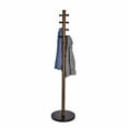thumbnail image 1 of Umbra Pillar Black and Walnut Coat Rack, 1 of 1