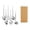 Silver, variant on Slotted Spoon Spatula and Kitchen Ladle Spoon Set 6 Pcs, Stainless Steel Slotted Spoon for Straining Pasta and Frying, Soup Ladle for Serving Soup Gravy, Metal Kitchen Utensils Set with Spatula, Gold