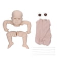 thumbnail image 1 of Kit de muñeco realista de 20 pulgadas, vinilo suave al tacto, muñeco de bebé Reborn con cuerpo de tela, 1 of 9