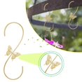 thumbnail image 3 of Nomeni Hooks Decorative Hook For Outdoor Metal Butterfly Bird Feeder, 3 of 9