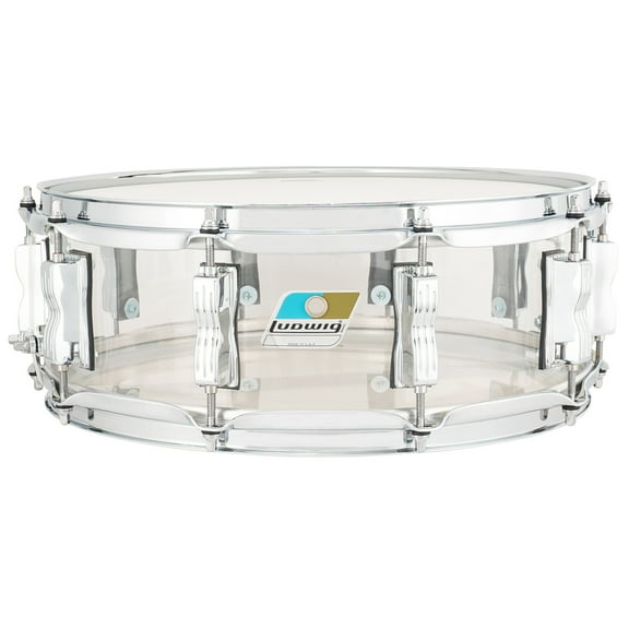 Ludwig Vistalite 5 x 14 Snare Drum Clear