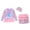 Purple#9527, variant on BOOMNY Toddler Girls 2 Peice Swimsuits Long Sleeve Bathing Suit With Hat Cartoon Graphic Lightweight Summer Vacation Beach Swimwear