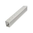 thumbnail image 2 of StarTech.com Open Slot Cable Management Raceway with Cover, 2"(50mm)W x 3"(75mm)H, 6.5ft(2m) length, 1/4"(8mm) Slots, PVC Network Cable Hider Kit/Wall Wire Duct, Max 180 Cables, UL Listed - UL94 V0, M1 Fire Rated (CBMWD5075) - Cable raceway - 6.6 ft - gray - TAA Compliant, 2 of 5