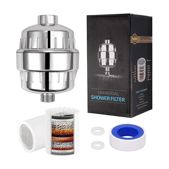 20 Stage Shower Head Filter Purifier with Filter for Hard Water Softener