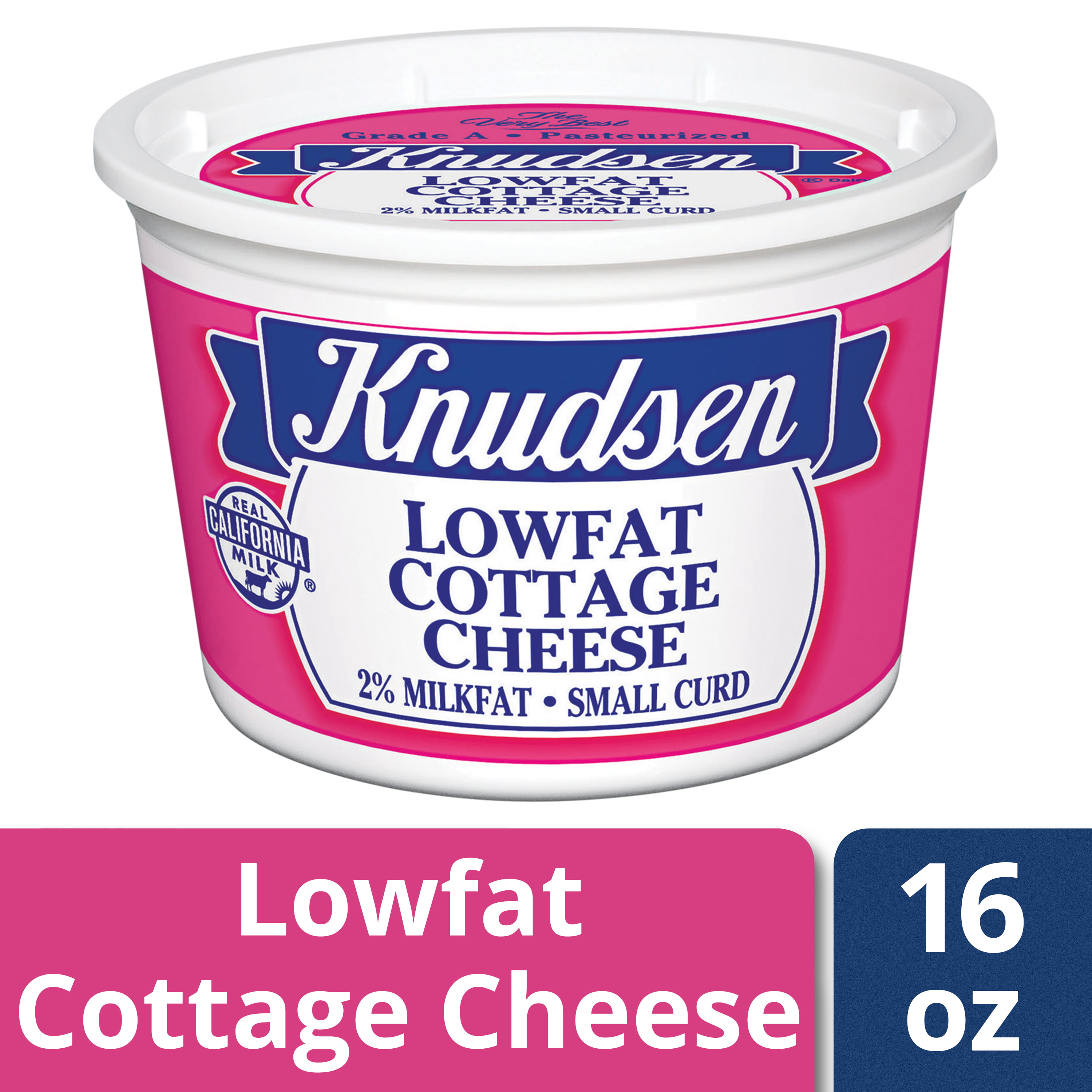 Knudsen Small Curd Low Fat 2 Milkfat Cottage Cheese 16 Oz Tub