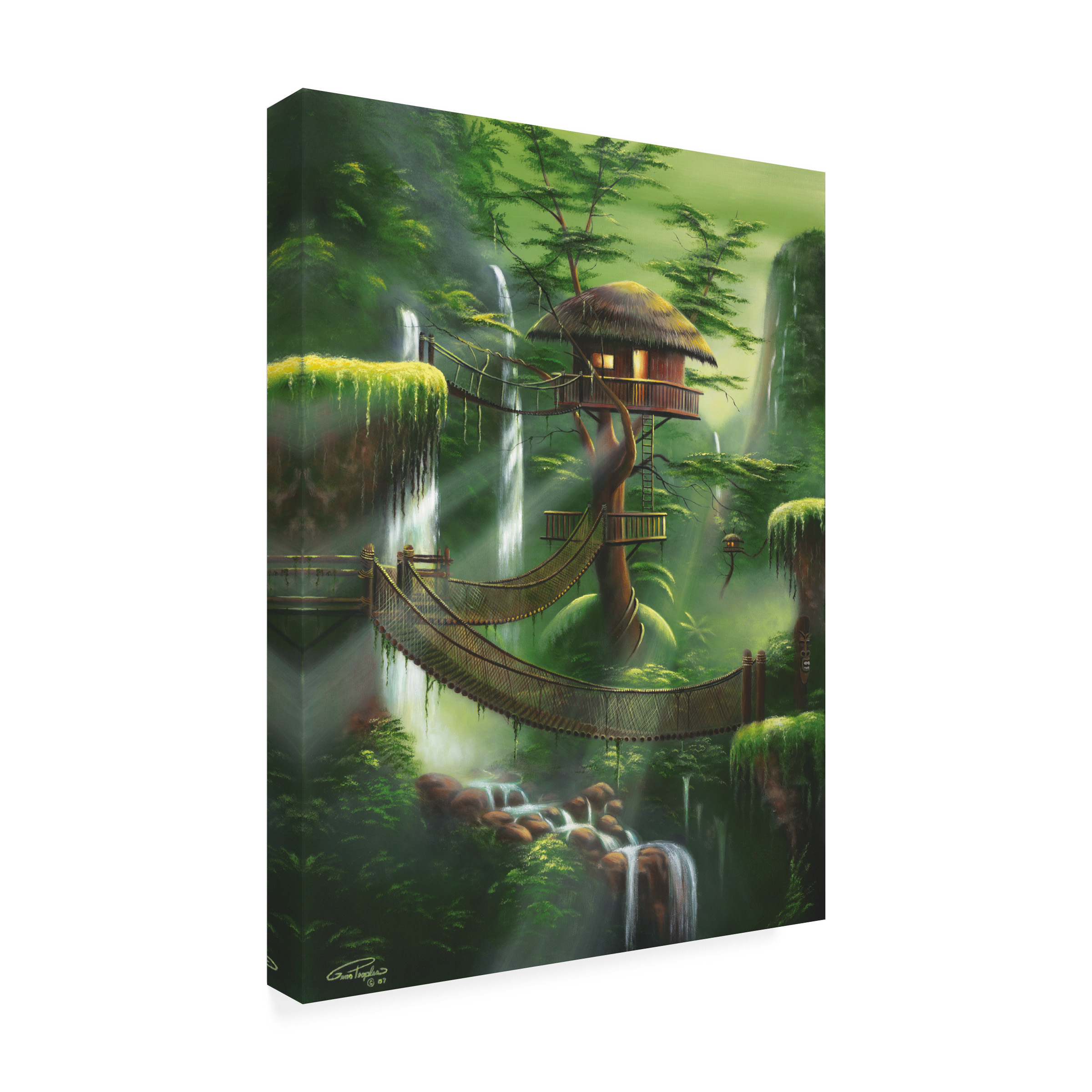 Trademark Fine Art 'Lofty Perch Sequel' Canvas Art by Geno Peoples