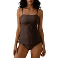 thumbnail image 2 of Xdegoge Womens Tankini Swimsuits 2 Piece Square Neck Adjustable Straps Modest Tummy Control Bathing Suits Athletic Swimming Beachwear Summer Holiday, 2 of 8