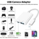 thumbnail image 2 of Usb Camera Adapter, Usb Female Otg Adapter Compatible With Iphone Ipad, Portable, 2 of 5