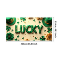 thumbnail image 1 of St Patricks Day Backdrop Banner Shamrock Decorations Irish Luck Party Background Flower Props Green Hat Festival Decor Gift Events Photography, 1 of 3