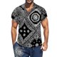 thumbnail image 1 of Camisas s Para Hombre 2023 Verano Nueva Personalidad Casual Hombre Playa Camisa estampada al libre (Black, XXL), 1 of 3
