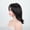 black, variant on Women Ombre Layered Bob Wig Curtain Bangs Heat Resistant Synthetic Hair Natural