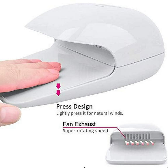 Durable Polish Gel Air Blow Portable Professional Manicure With Fan Nail Dryer