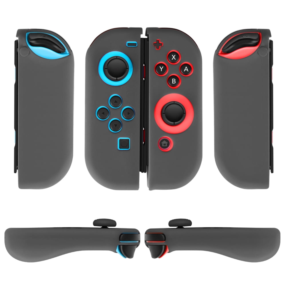 Nintendo Switch JoyCon Grip Gel Guards with Thumb Grips Caps