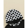 thumbnail image 5 of Hirigin Toddler Baby Boy Summer Clothes Sets Checkerboard Plaid Hoodie Short Sleeve T-Shirt Casual Shorts Set Cute Outfits, 5 of 8