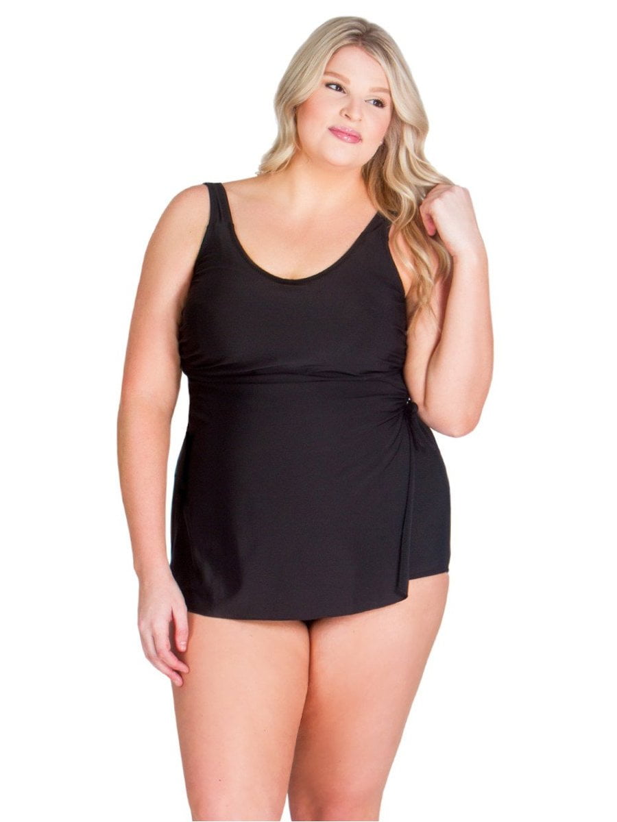 black swimsuit walmart