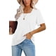 thumbnail image 2 of Camiseta Básica de Mujer Lunivop con Cuello Cuadrado y Mangas Cortas, 2 of 3